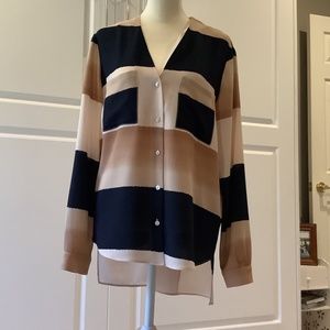 Joseph Ribkoff Size 10 Black and Brown